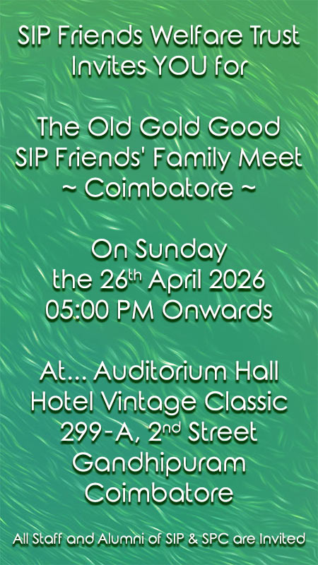 sipfriends's tweet photo. .
🗣️
If Interested in participating in the "Coimbatore Meet", please submit this form to assist the organisers with their planning
https://t.co/ucmp2INEMf

📍Location Link
https://t.co/fXwaXkIC29

ℹ️ FYI
"Hotel Vintage Classic", previously known as "Singapore International Hotel" https://t.co/WNmLgXSNbP