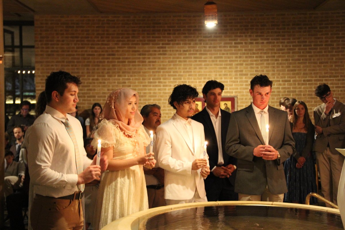 UofDallas's tweet photo. The Sacred Triduum: the three days on which everything changed, and on which we are changed still.
From the Eucharist, to the Cross, to the empty tomb — we walked with Him.
Christ is risen. Alleluia!
#SacredTriduum #ChristIsRisen #EasterJoy #Catholic #UDallas https://t.co/mPU3rEOv8B