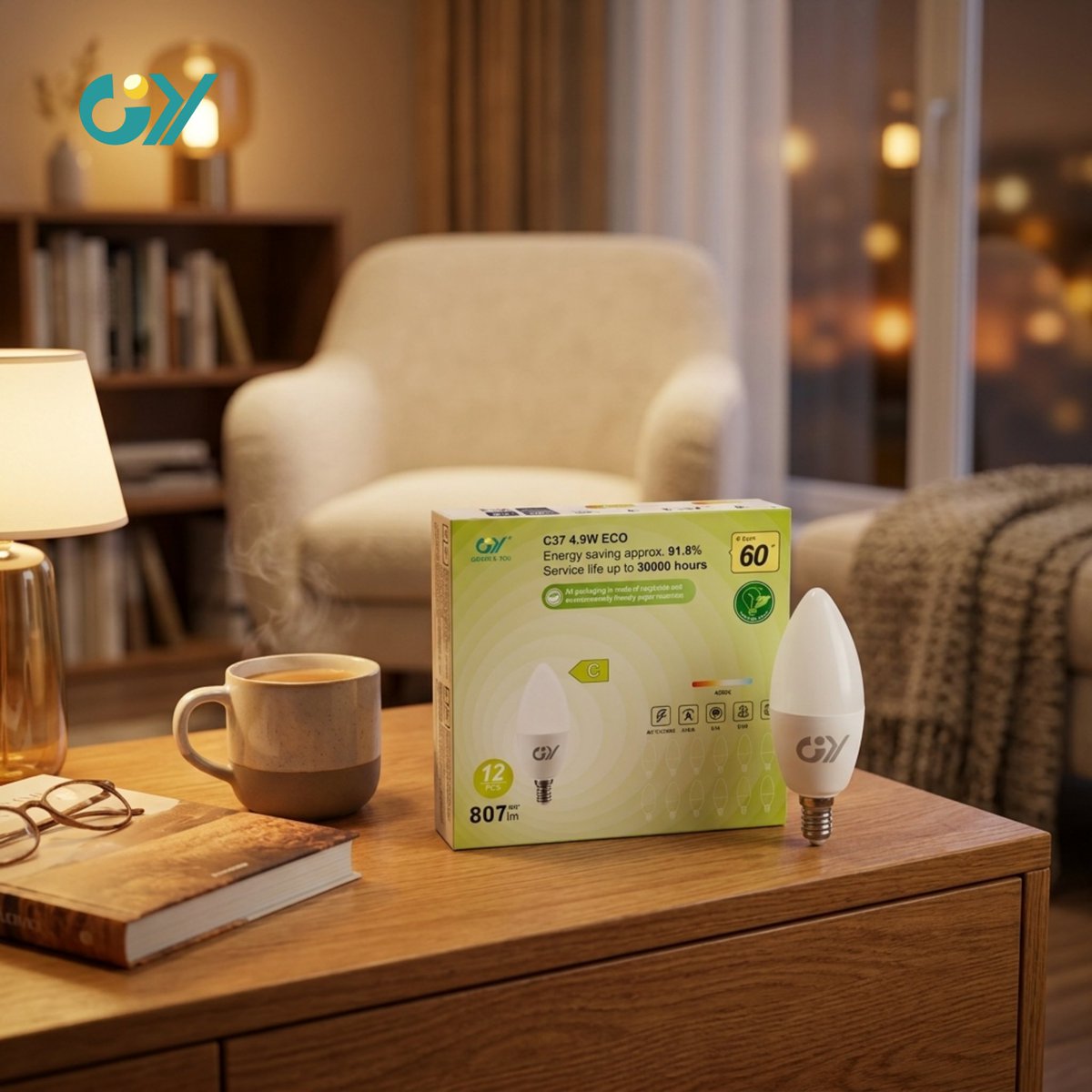 gylamps29740's tweet image. 💡 GY E14 C37 LED Bulb 4.9W – Bright 807 Lumens Energy Saver

🛒 Buy Now

#LEDBulb #E14Bulb #CandleBulb #EnergySaving #BrightLighting #HomeLighting #ChandelierLight #EcoFriendly #LightingSolution #GYLighting #ModernLighting #LEDLights