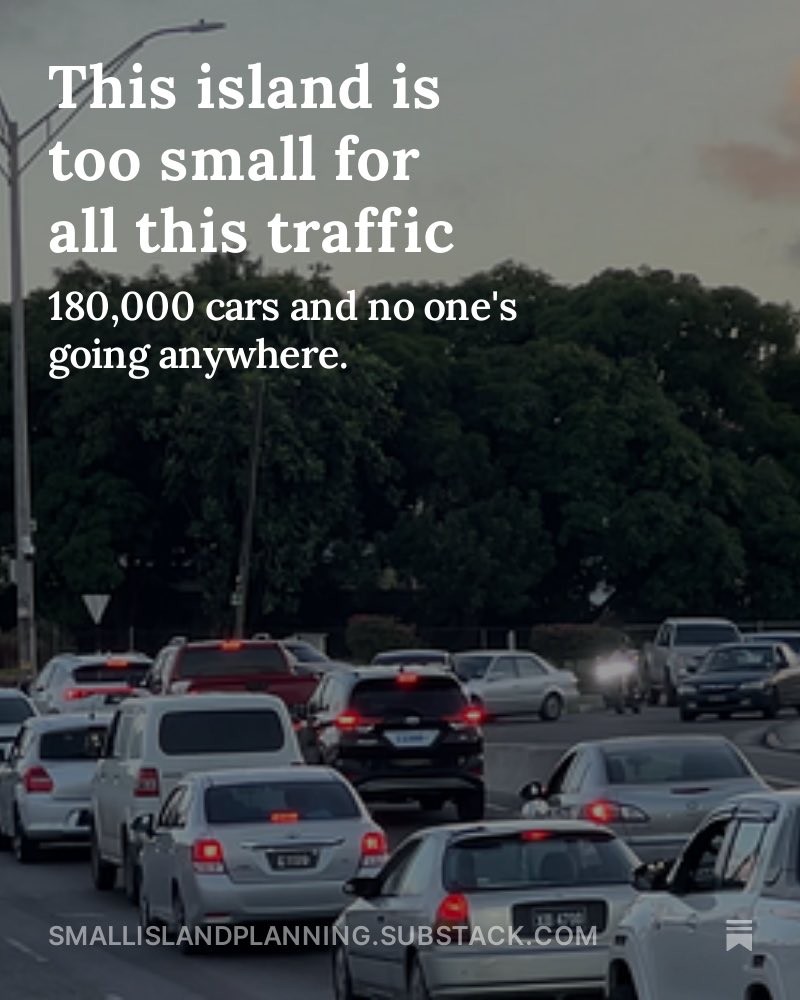PlanningSmall's tweet photo. Latest: This island is too small for all this traffic. 

Where we delve into traffic congestion in Barbados, an already existing plan and how the island can get moving again. 

Hope you’ll have a read! https://t.co/ohPBuCoWaa
