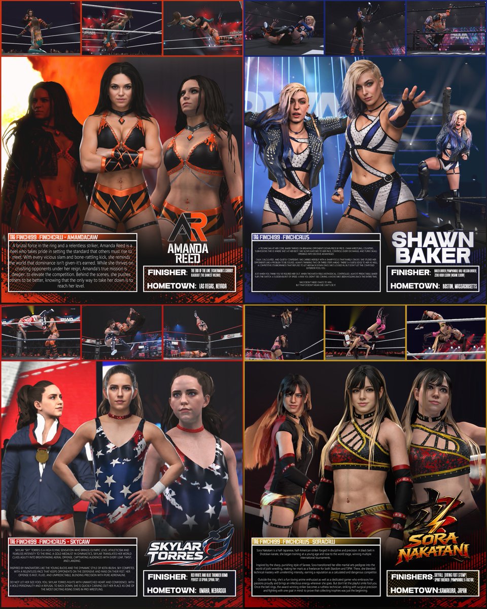 Huge S?O and sincere thank you to anyone that has downloaded or shared my CAWs. I really appreciate all the support my original/custom creations have been getting this year, it really means a lot! 

#WWE2K26 #FINCH199