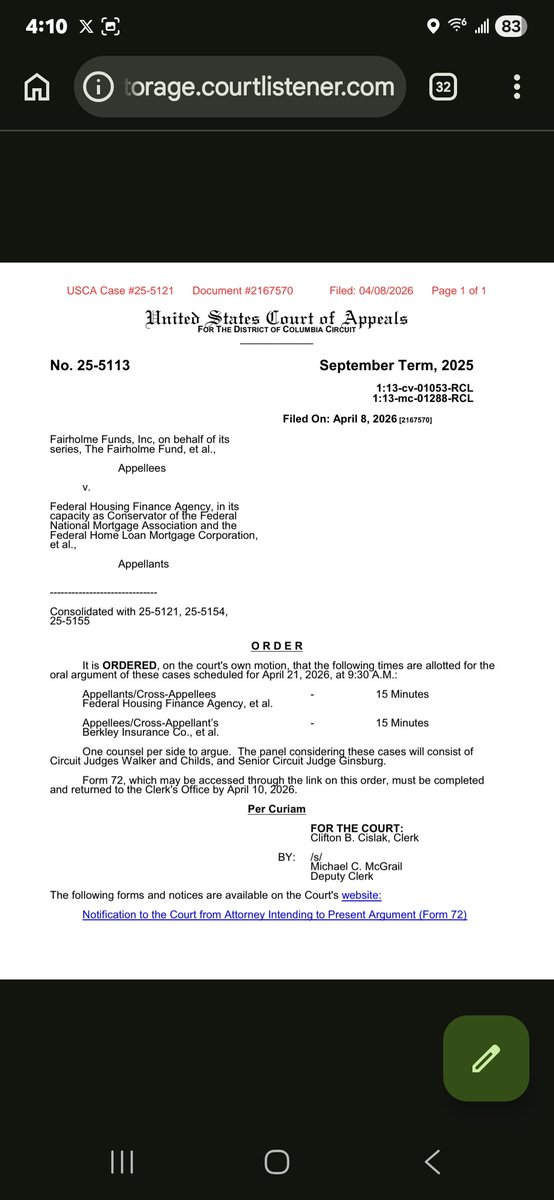 Was this court filing what caused today's big move up ? 🤔