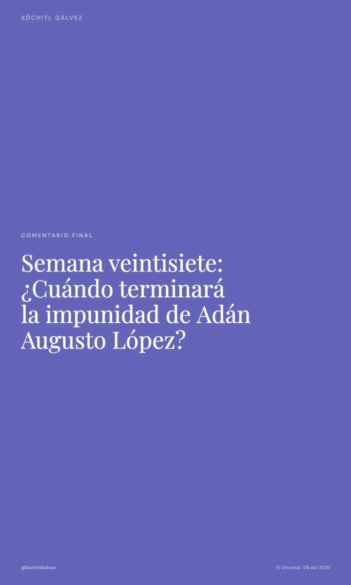 Xóchitl Gálvez Ruiz tweet media