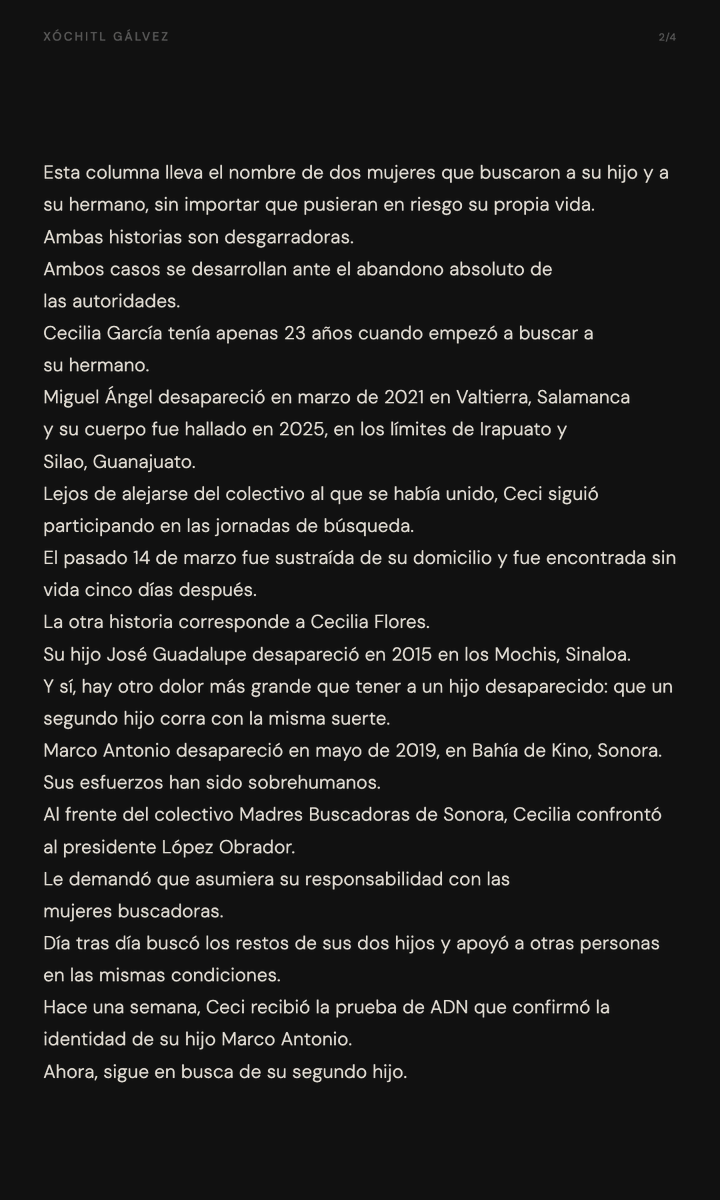 Xóchitl Gálvez Ruiz tweet media