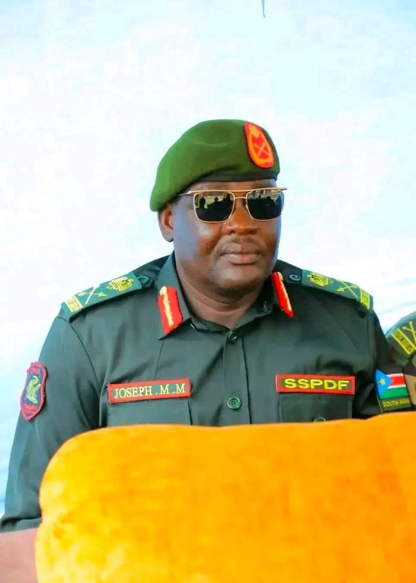 SSGglobal's tweet image. #BREAKING: Maj. Gen. Joseph Manyuat Manyzol has been appointed as new commander of the SSPDF Division 4 Bentiu, Unity State.

Gen. Manyzol had replaced long serving Commander, Lt. Gen. Mathew Puljang Top.

#SSG #Realtime Updates.
