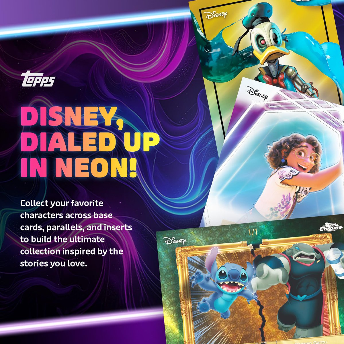 DisTrackers's tweet image. Topps Disney Neon Value &amp;amp; Mega Boxes are available for preorder at Amazon!
.
amzn.to/4tHbdHa
.
#Ad #Topps #Disney #TradingCards