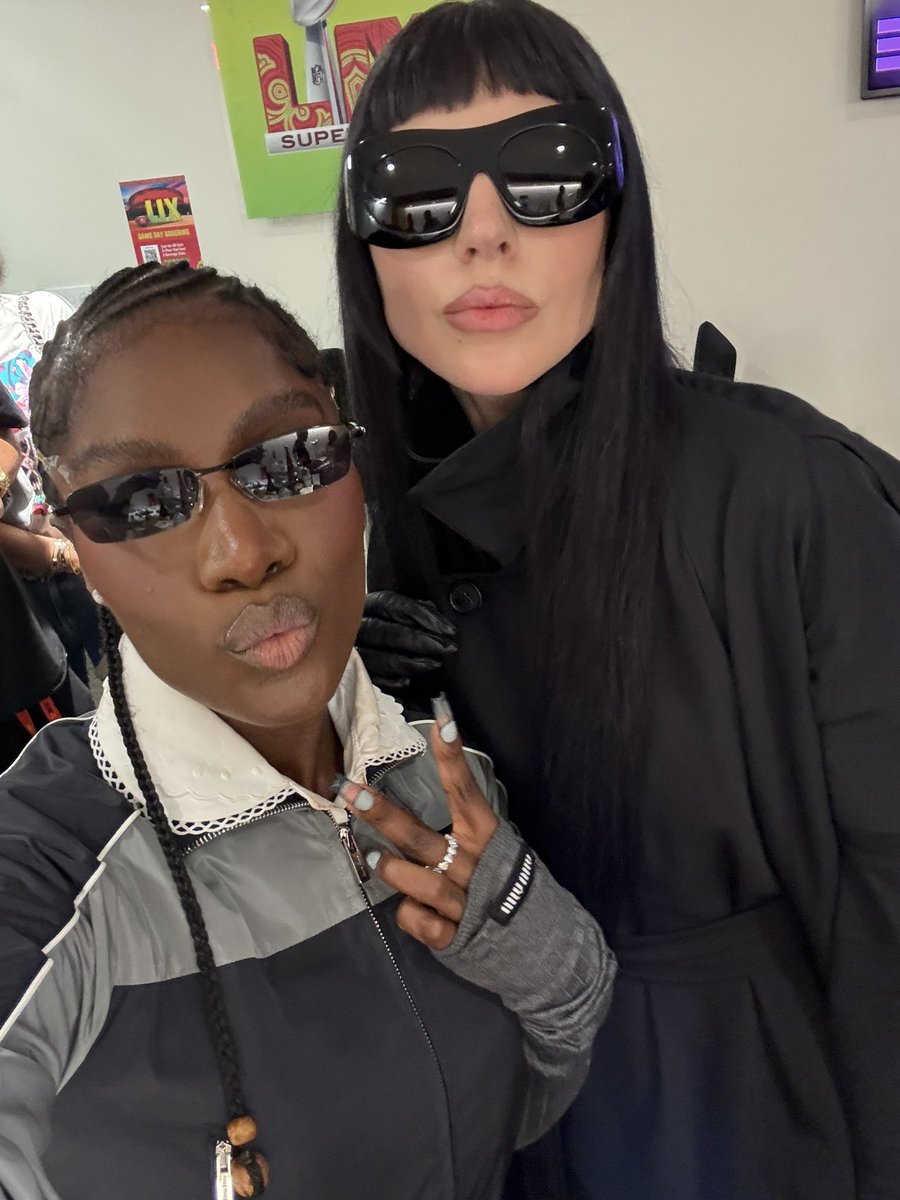 EDoechii's tweet photo. Doechii and Lady Gaga teasing their song  "Runway" 👠🐊 https://t.co/JRsiTusGMr