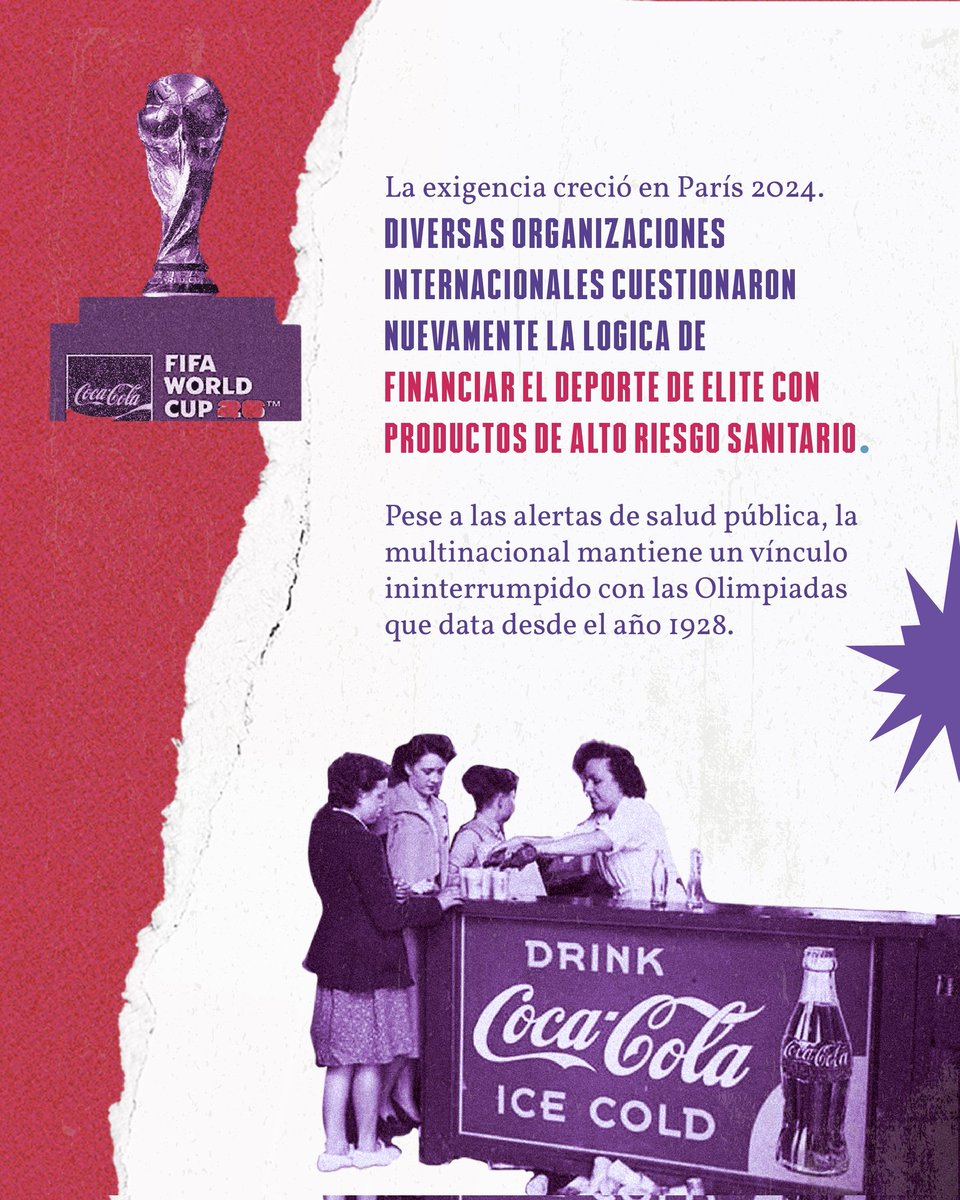 AccopColo's tweet photo. Coca-Cola ha convertido el deporte en vitrina global mientras crecen cuestionamientos por salud y regulación. https://t.co/hsMnfa6sQP