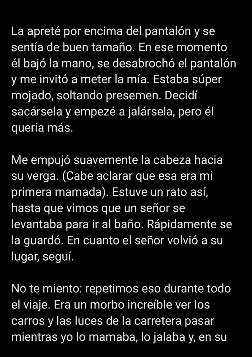 Relatosxxxver's tweet image. Pasajero del ADO 🚌🔥

Un cachondillo anónimo nos manda este relato. 🥵

¿Ustedes han hecho algo en el transporte público? 🫣

#relatogay #cruising #gay #morbo