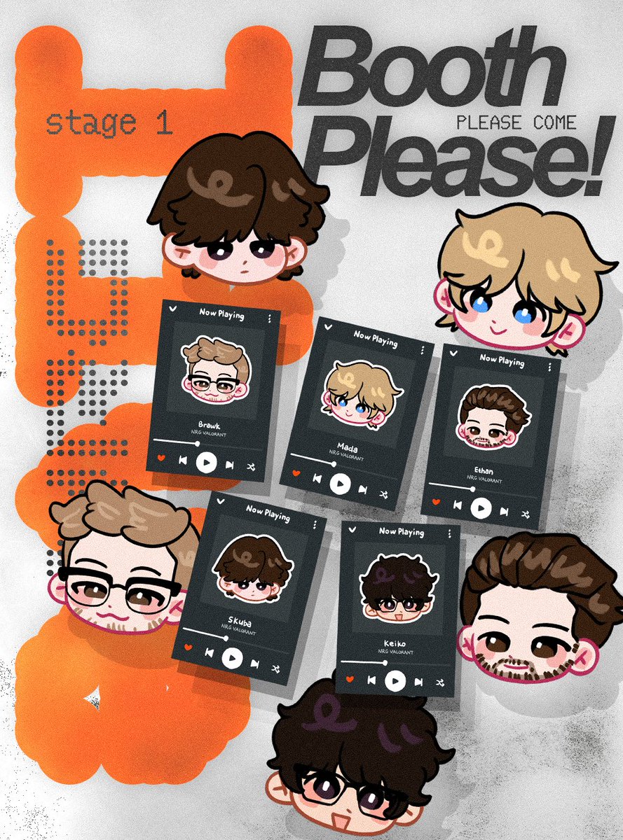 NRGgg's tweet photo. COME BY THE NRG BOOTH THIS WEEKEND

We'll be at the block party for VCT Stage 1 opening weekend with exclusive stickers🎶 https://t.co/RW4NfqucZQ
