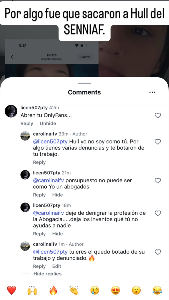 CarolinaIsabelF's tweet photo. El abogado Ricardo Hull, que trabajo en el SENNIAF, me esta mandando a abrir un Onlyfans. Por algo sera que lo botaron de su trabajo... https://t.co/QTjxA2uc1h