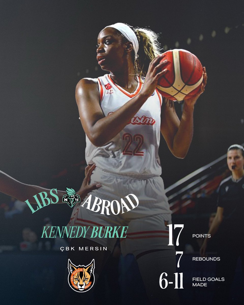nyliberty's tweet photo. Congrats to our girl KB &amp; @CBKMersin on winning their first EuroCup Championship 🏆 

Following the big win with 17 PTS &amp; 7 REBS KB was also crowned MVP 👑 https://t.co/XzvAAKqqSg