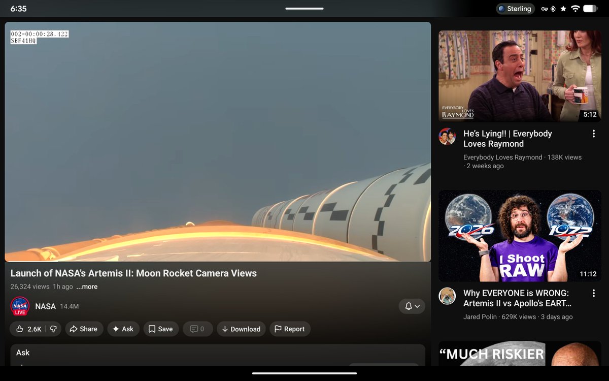 GreenShades9's tweet image. The #YouTube video player on the #PixelTablet now has rounded corners and it looks nice, so please add them to the video player on the #GooglePixel, @TeamYouTube.