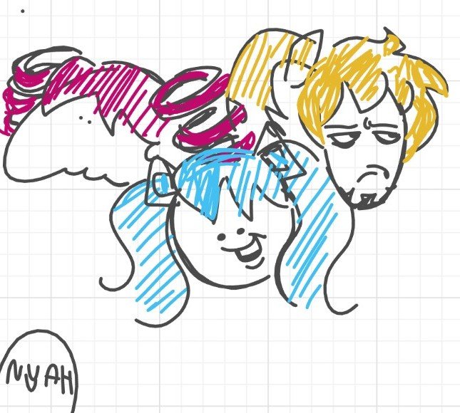 kanklezz's tweet photo. Vocaloid reference or something 
#oneyplays #fanart #art #vocaloid https://t.co/I1pjRoxzxd