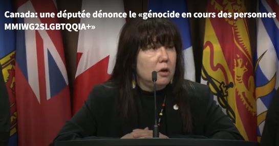 _Direct_News's tweet image. #GAUCHE #LGBT #WOKE #RIDICULE

🇨🇦 🏳️‍🌈 "MMIWG2SLGBTQQIA+" : une députée canadienne raillée après l’usage d’un acronyme jugé "absurde" et "woke"

Une nouvelle controverse agite la scène politique canadienne après que la députée de gauche Leah Gazan a évoqué le "génocide en cours"
