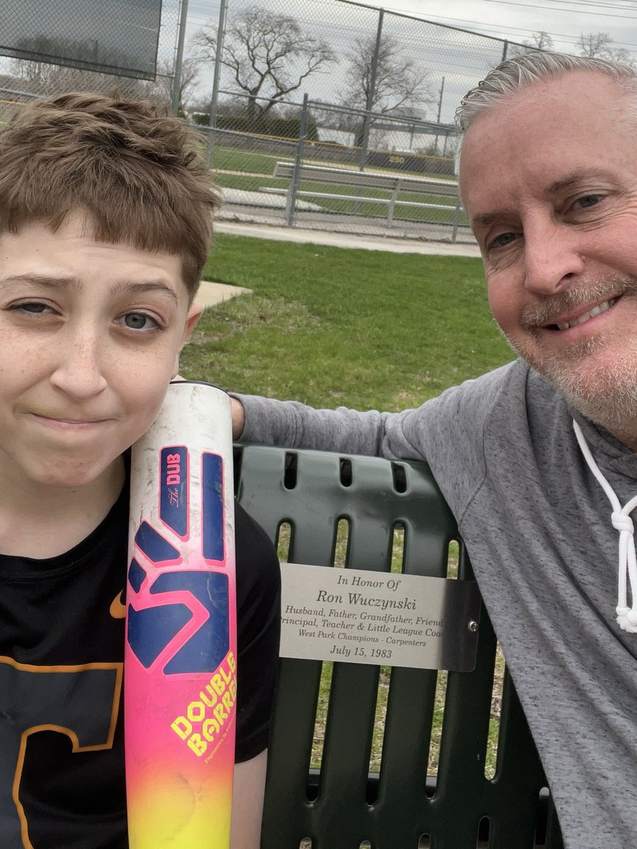 CoachWU's tweet photo. Got our annual day before the season workout at the old ball yard!! Where legends are made… pops would have loved watching Coop play.. cuss him out more than he did me😂 https://t.co/BKcd8sDxFc