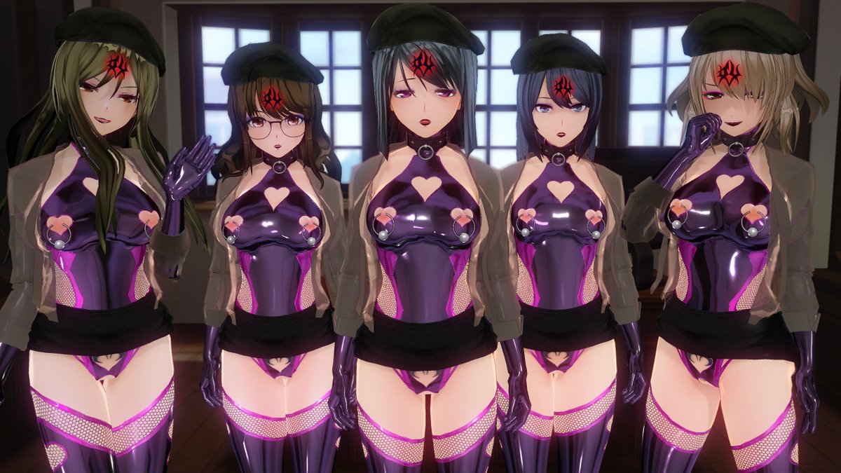 li_q_bondage's tweet photo. 「どうも～。ごらんのとおりだよ」
「この娘たちもきっちり洗脳されてドレイスーツ着てるよ」
「…あ、わたし、侵略者の下僕になりました」
「みなさん、しっかり視姦してください」
「なんならぜひ、触ってください」
「もちろんアタシらもOKだからね」
「一緒に楽しもうね♡」 https://t.co/HXfTSIGzt7