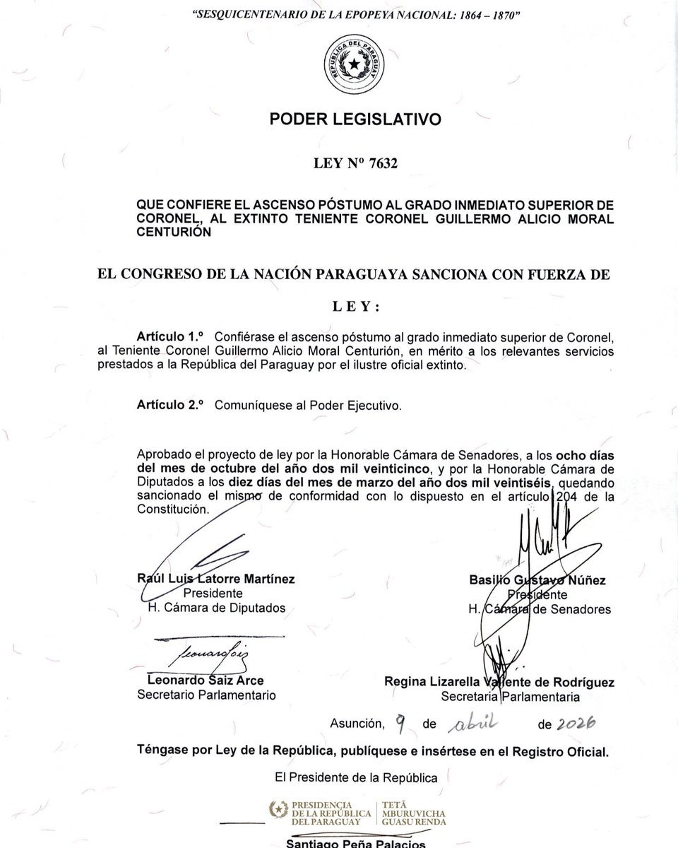 Santiago Peña tweet media