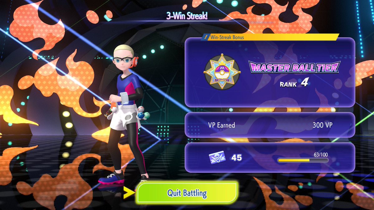 Light_88_'s tweet photo. Reached Master Ball Tier in Pokémon Champions after just 1 day of grinding 🏆

My early thoughts 👇

• The game feels fast-paced and dynamic even at 30 FPS. Matches flow quickly and reward strong tempo management.

• It’s normal that not every item is available on Day 1. The current design clearly encourages gradual metagame adaptation and matchup learning over time.

• Decision-making windows are short, so you really need to sharpen your turn planning and execution under time pressure. Good resource management and positioning matter a lot.

• With around 40 matches, it's realistic to earn roughly 15,000 VP between wins/losses, missions, and Battle Pass rewards. Progression feels fair so far.

• The game has huge potential. If the devs listen to community feedback and maintain competitive balance, this could attract a very large player base.

Overall: solid foundation for competitive play; curious to see how the meta develops over the next months 👀