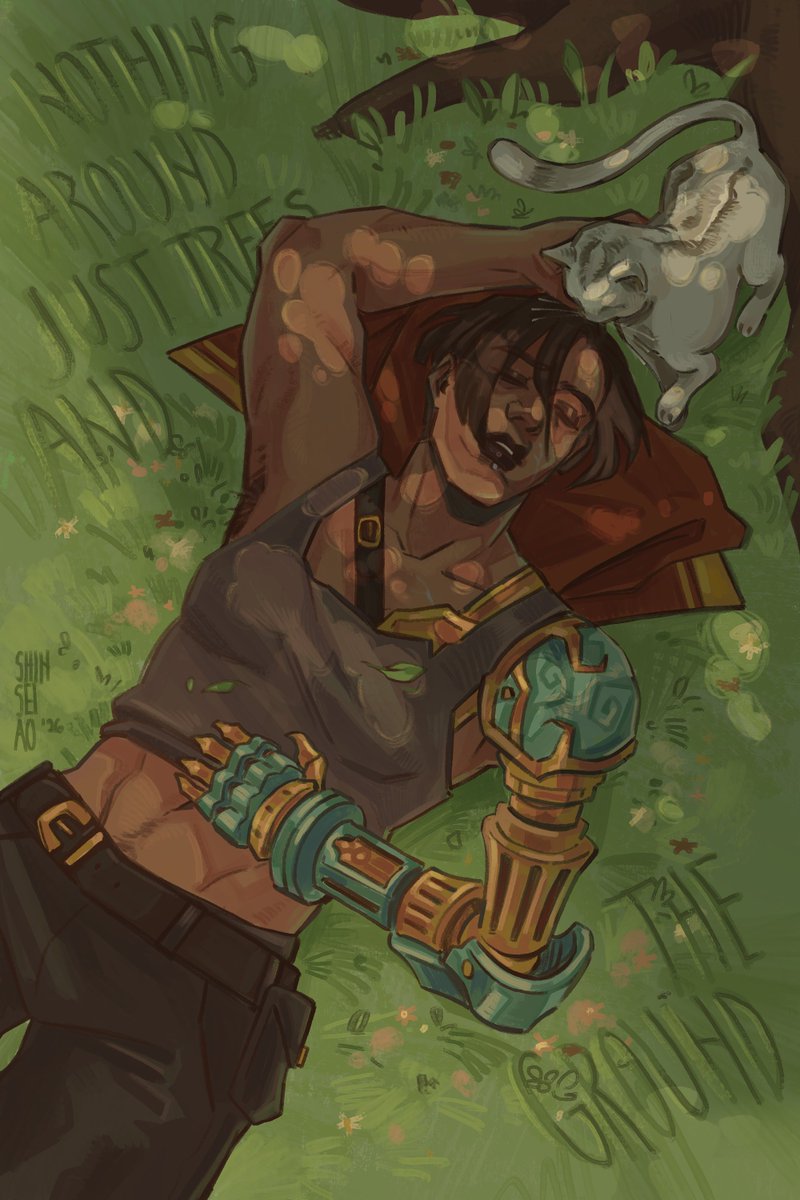 ShinseiAo's tweet photo. Theres a bird in the tree, singing a song just for me

#arcane #sevika https://t.co/0GMaMbv610