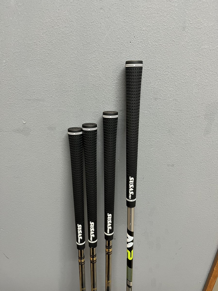 ballpark_golf's tweet photo. いつも人気のSUSAS PROモデルです。
SUSASグリップ交換キャンペーン!
~4月30日(木)まで開催中
通常、2,530円(交換工賃込み)のところ
1,780円(交換工賃込み)で交換できます。
是非、この機会にご利用ください。
#SUSAS
#ボールパーク
#打ち放題ゴルフ練習場
#平日6時から23時45分まで
#休前日オールナイト23時間営業
#深夜営業ゴルフ練習場
#早朝営業ゴルフ練習場