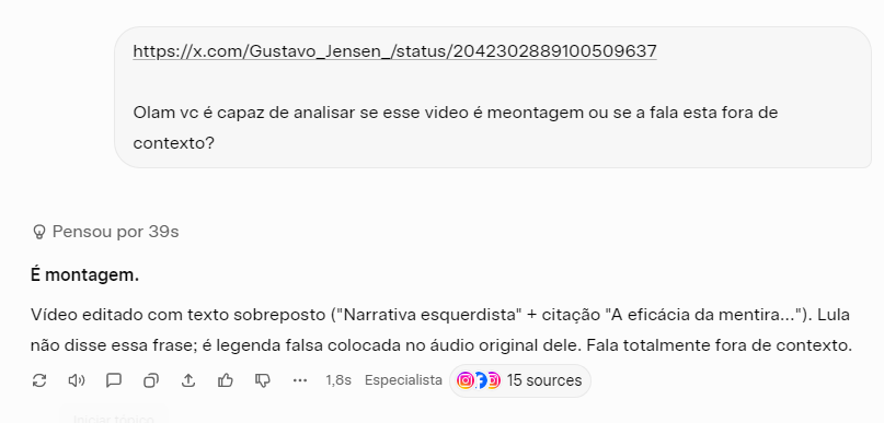 MilacBanks's tweet photo. @Gustavo_Jensen_ @depheliolopes @GayerGus Amigo, vamos sim ser contra o PT, mas não usar o métodos deles. Seu vídeo esta fora de contexto. https://t.co/hFfx7wIjJm