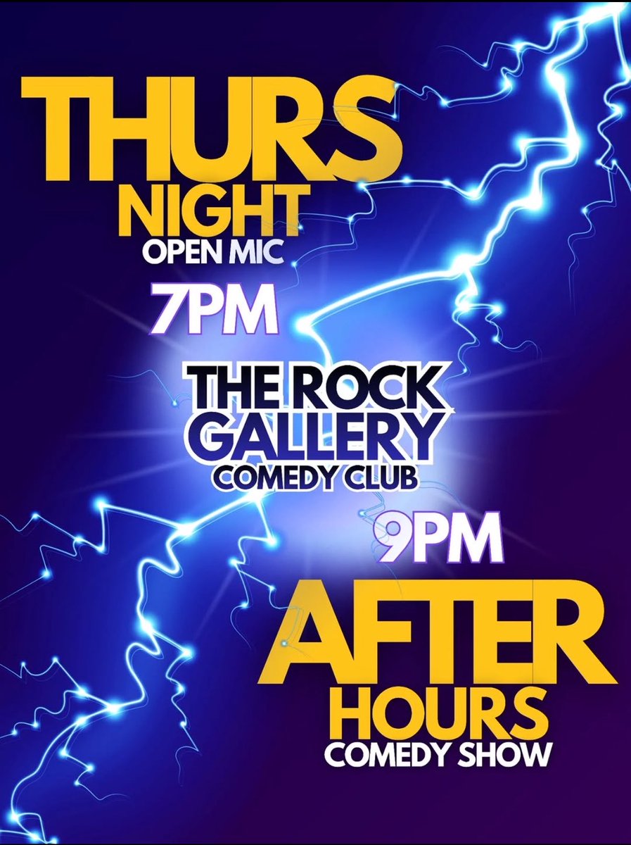 Conradthefourth's tweet photo. Palm Springs and Coachella Valley! 

There are 2 comedy shows tonight. 7pm Open Mic Free to reserve a spot and a 9pm Showcase at the Rock Gallery. 

USE CODE Rock117 

on the ticket link below

After Hours Comedy Show https://t.co/rJzpT2cWxl https://t.co/bcfVkQMbwy