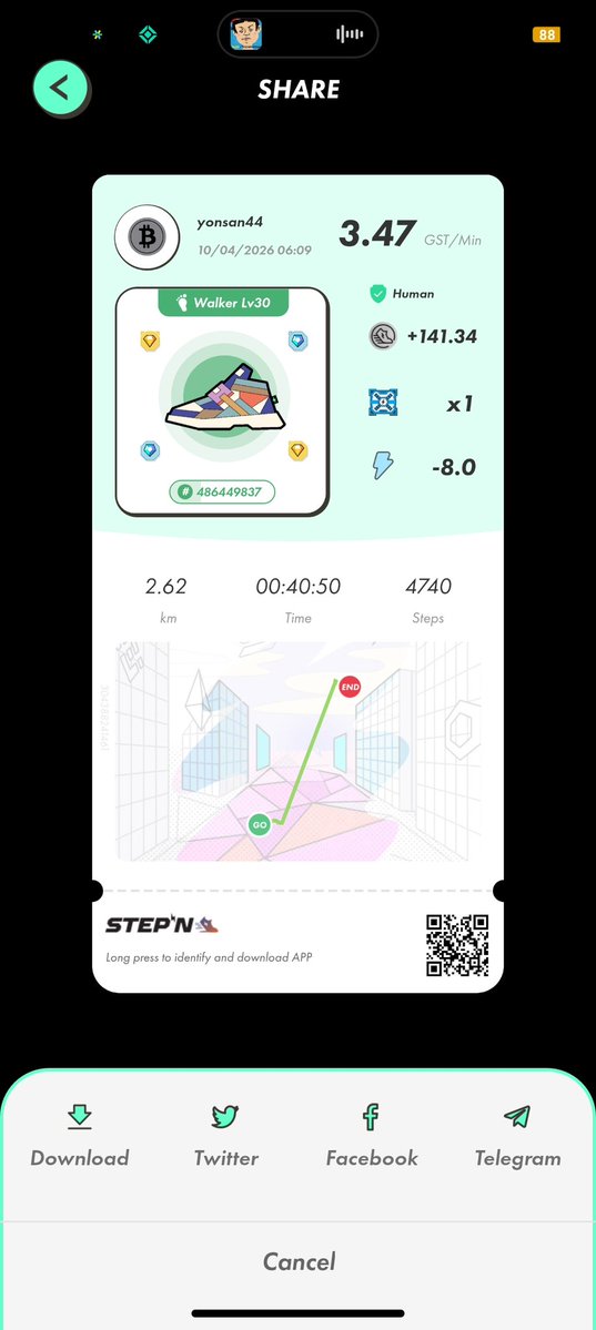 yonpen_44's tweet image. #STEPN
#STEPNGO

風が強い
雨もパラパラ
30分歩いて電車乗ると暑い
立ちながら寝て、いびきかいてる人いた
プロだな
疲れてるんだなー
週末頑張っていこ
本日もご安全に👷