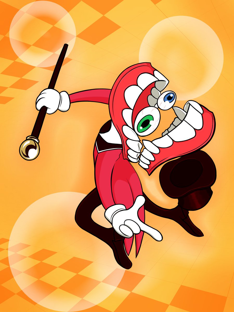 elazeldraw's tweet photo. I wanted to draw something different so I made a simple fanart of Caine from The Amazing Digital Circus https://t.co/onBbXtXnvl