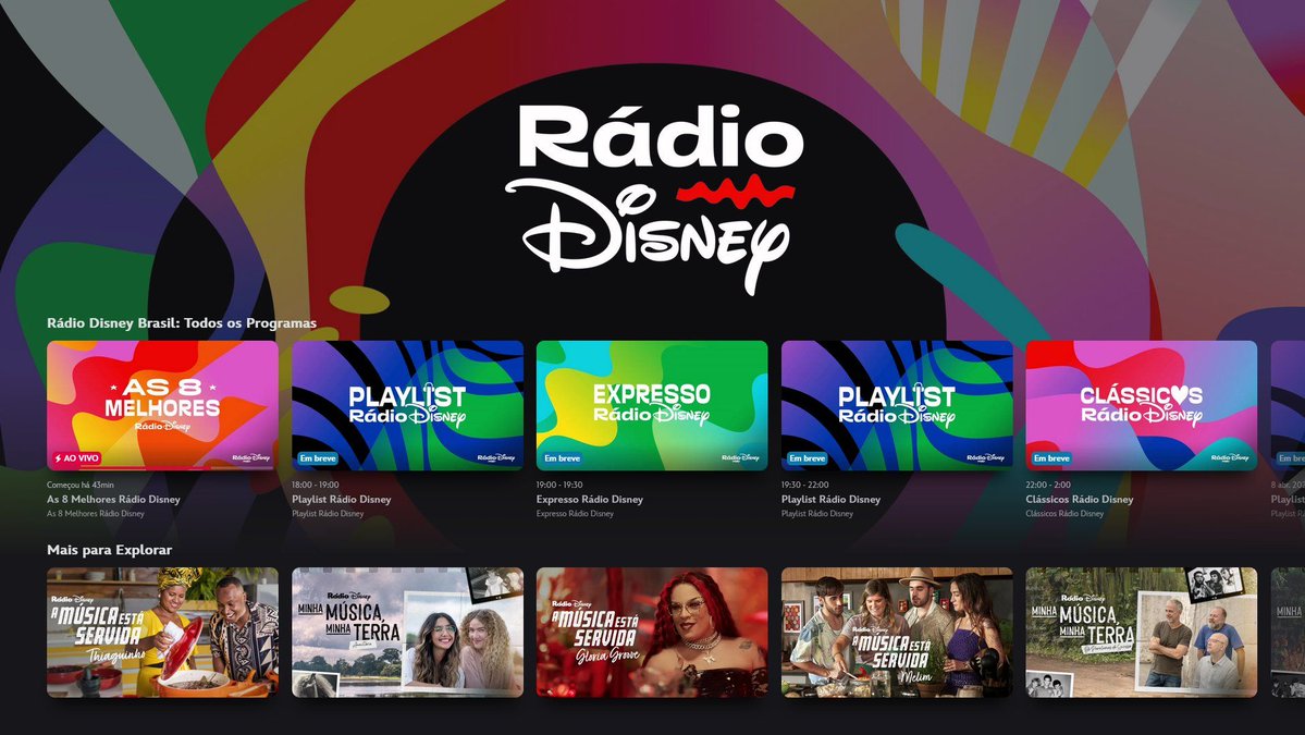 sitevolts_'s tweet photo. No Brasil, Disney+ incluiu a programação da Rádio Disney no catálogo. https://t.co/EpXgS6yBEC