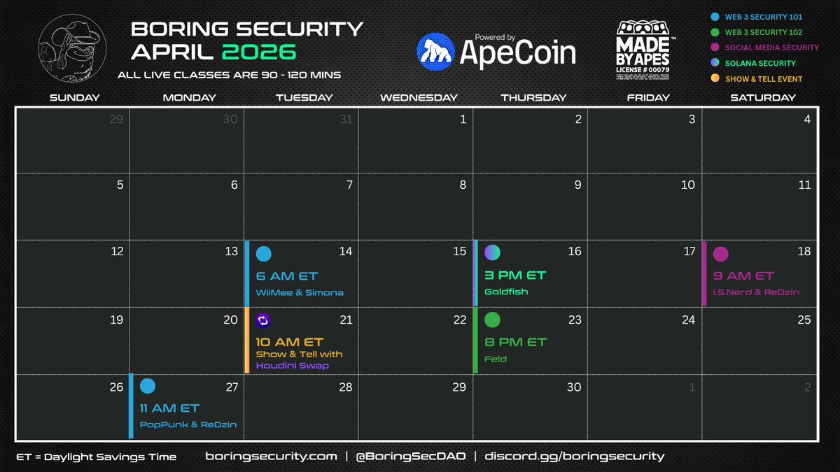 Boring Security tweet media