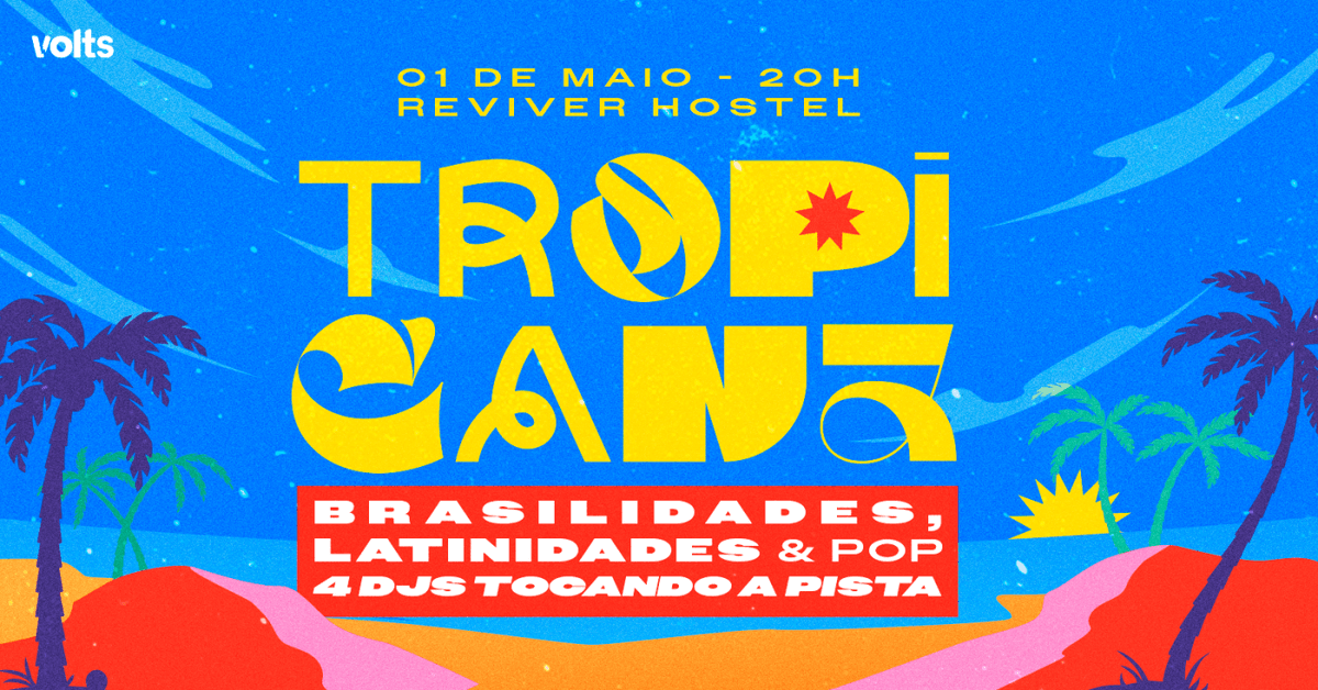 sitevolts_'s tweet photo. 💃Volts anuncia festa latina com quatro DJs no lineup em São Luís.

‘TROPICANA’ vai rolar dia 1º de maio, a partir das 20h, no Reviver Hostel, no Centro Histórico.

🔗 https://t.co/oQRKOPDP1T https://t.co/GEcH4ZPH6p