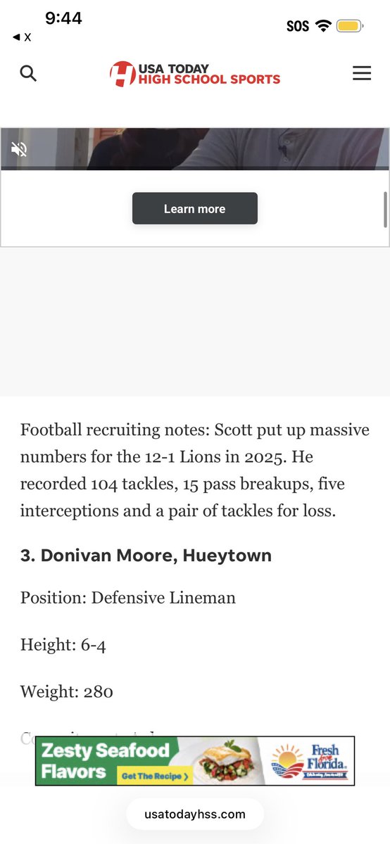 JaylenS_4's tweet photo. Thank You @joe_spears7 for the article from @usatodayhss ranking me the 2nd best 🏈 recruit in AL for 2027❗️@WHYNOTWHS @AC_BIG12AU @coachcook55 @CoachPittRiley5 #BamaSooner https://t.co/QgtSFtEURM