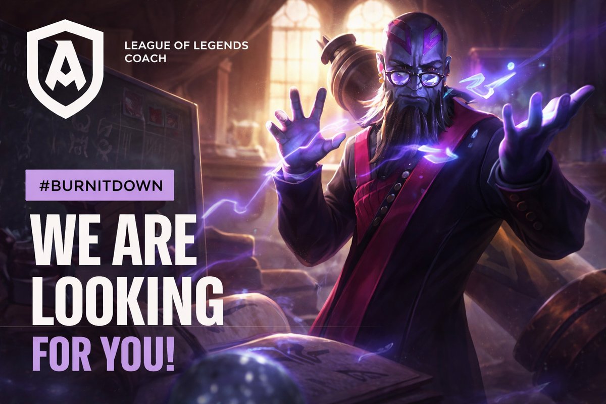 ASHEsportsEU's tweet photo. Looking to coach a Diamond - Master 150 team? Ash Esports are looking for you!

Message us if interested.

For Full Clarity, unpaid for now but happy to give vouches for positions if you move on

#leagueoflegends | #CWL | #CobaltWindsLeague | #BurnItDown | #LFP | #LFT https://t.co/enRiekVddc