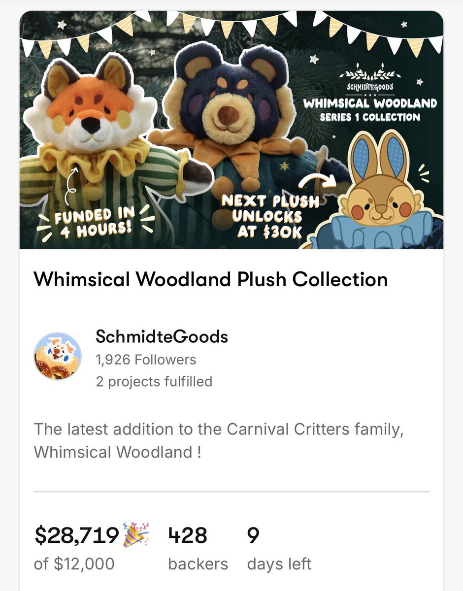 Lizard_Bitt's tweet photo. WE ARE $1.2K AWAY FROM UNLOCKING HAZEL THE RABBIT !

Help us reach our next plush goal before the end of the week! ✨ https://t.co/RqBx0yTASU