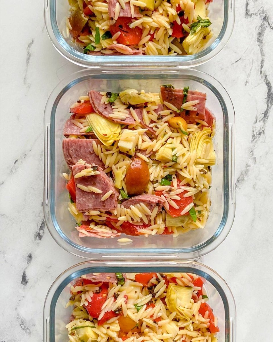 workweeklunch's tweet photo. I don’t know who needs to hear this, but you don’t have to cook every day 😅

This antipasto pasta salad is one of my favorite low-effort meal prep lunches.
https://t.co/C0QuGG96BH https://t.co/6CI17af3c0