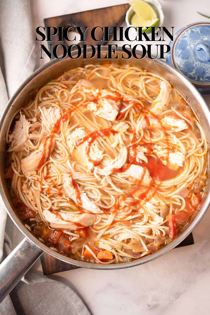pepperbowl's tweet image. Spicy Chicken Noodle Soup is a must-have for weeknight dinners, especially whenever we crave a savory meal. 

➡️ pepperbowl.com/spicy-chicken-… 

#soup #tasty #homemade