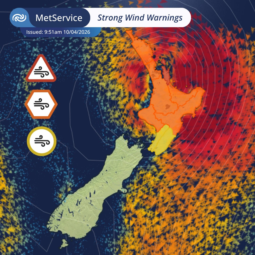 MetService NZ tweet media