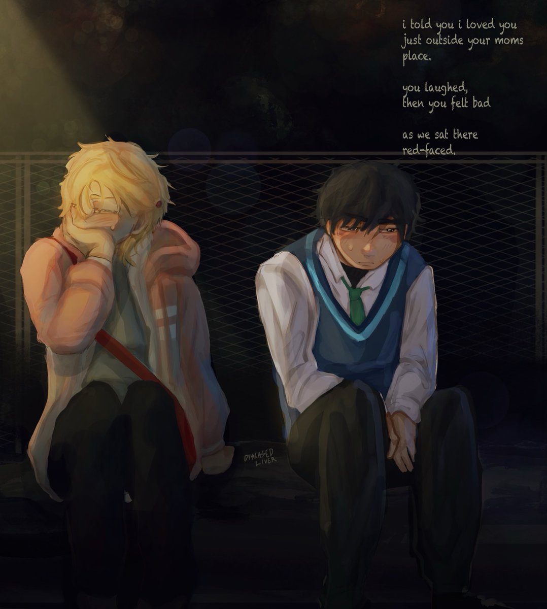 i told you i loved you just outside your moms place #eunhae #nohome  #집이없어