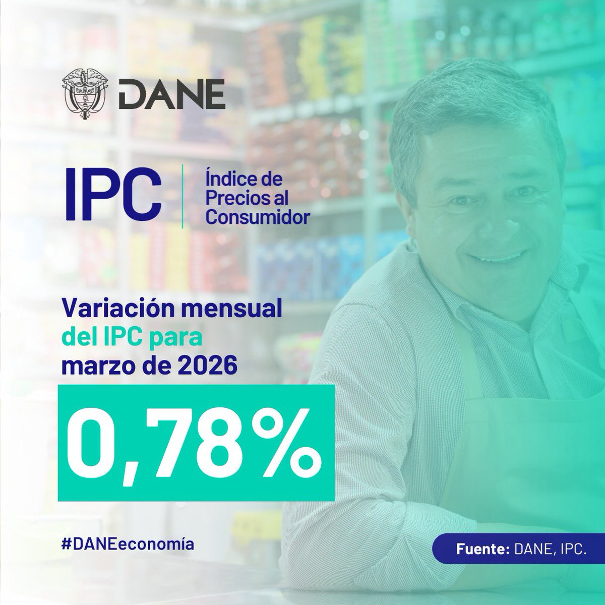 DANE Colombia tweet media