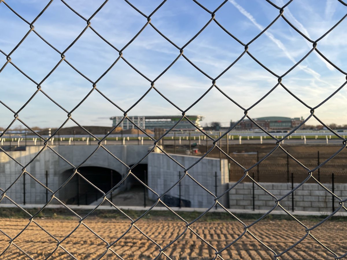 RacingDFS's tweet image. infield tunnel #Belmont
