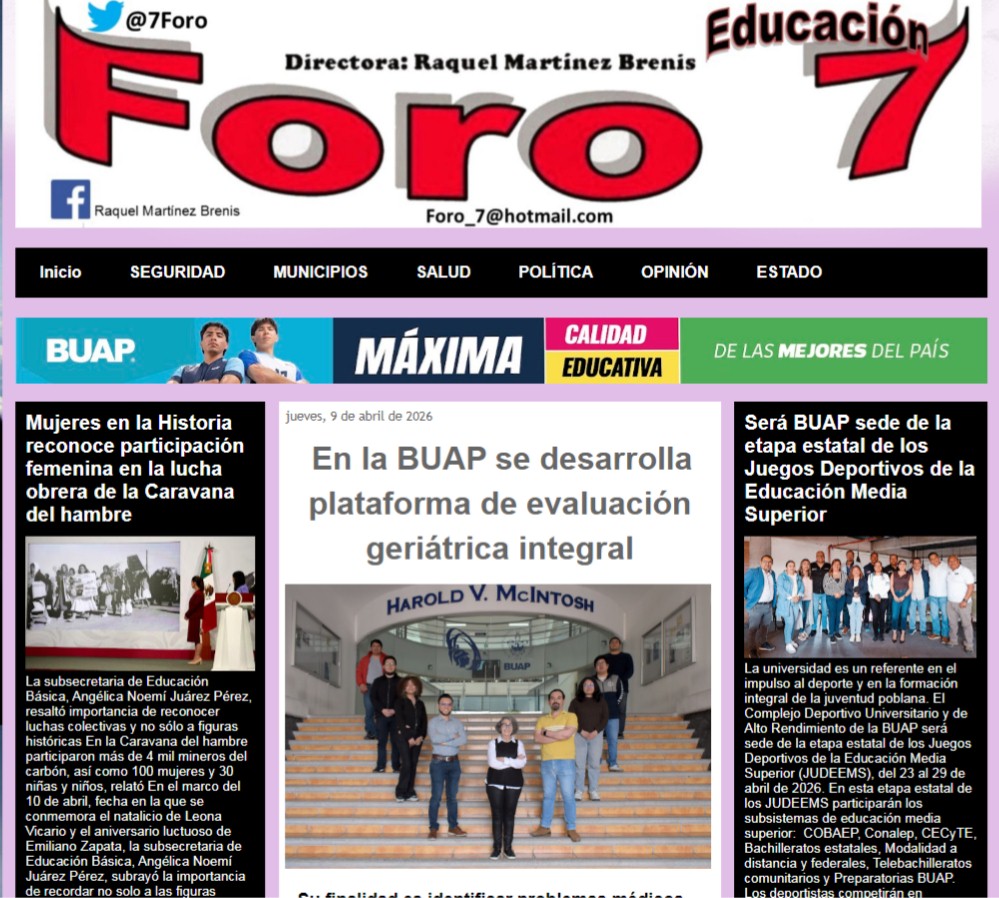 Será BUAP sede de la etapa estatal de los Juegos Deportivos de la Educación Media Superior
foro7enlaeducacion.blogspot.com/2026/04/en-la-…