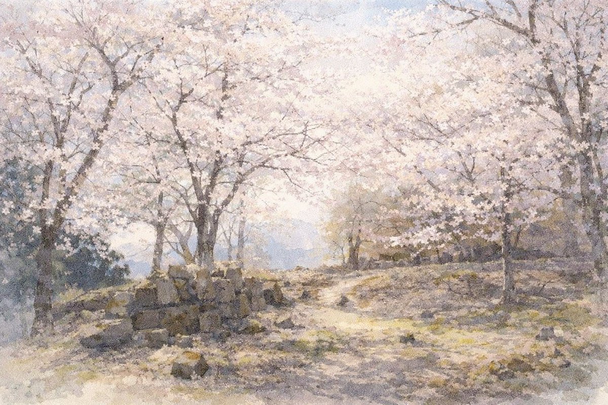 城のある風景 tweet media