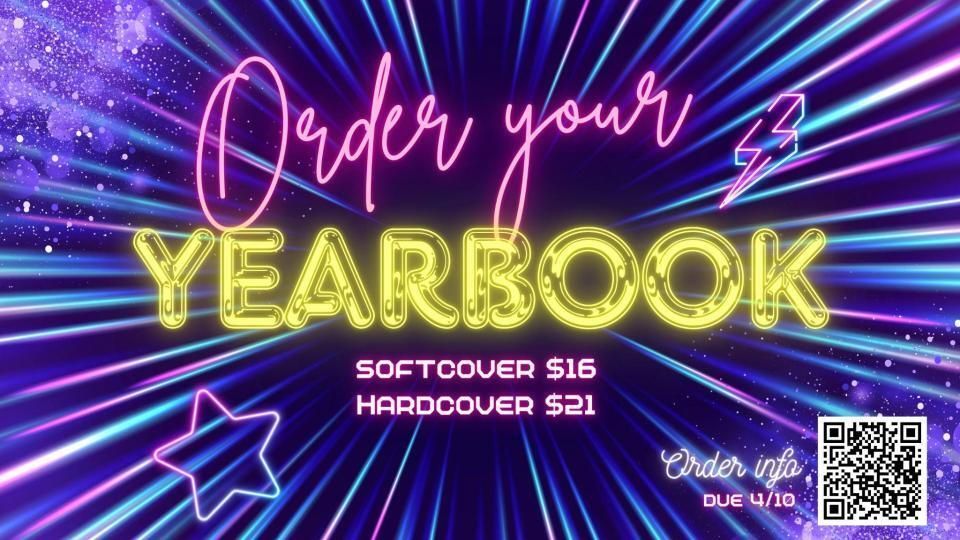 EagleView721's tweet photo. TOMORROW Friday, April 10th is the LAST DAY to order yearbooks! 
https://t.co/cLARBoUScQ https://t.co/C4UEX3w59X