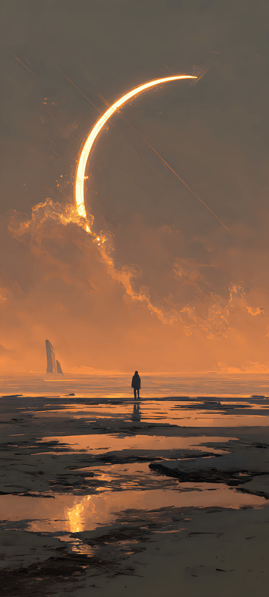 404images's tweet image. Last Light on Cosmic Shore💎
4K Phone Wallpaper

Tap &amp;amp; Hold ➜ Load in 4K

Want more like this? Check out buymeacoffee.com/404images

#wallpaper #cosmicscape #goldenhour #fantasyrealms #epicvista