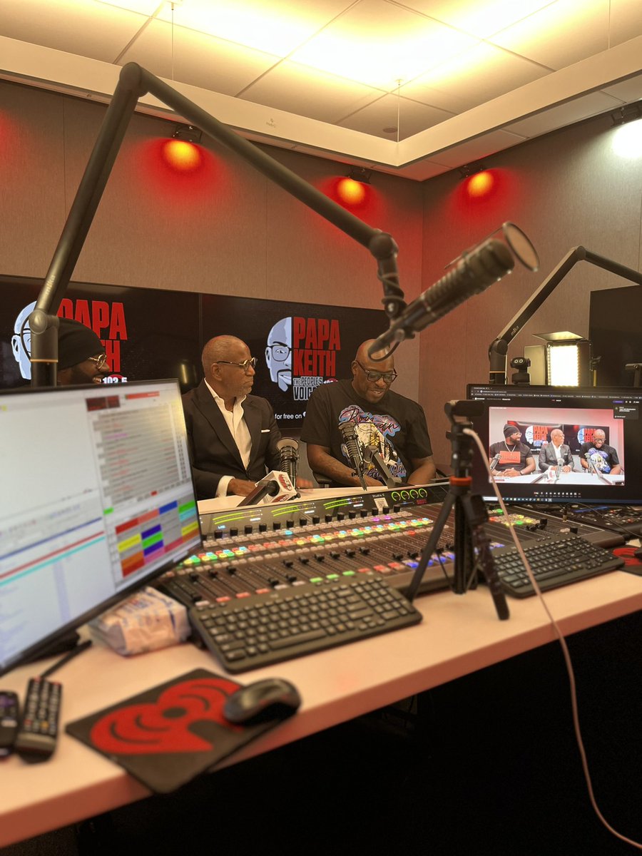 docstevegallon's tweet photo. @1035TheBEAT with @Papa_Keith discussing The Mecca: Legends of Traz Powell Stadium loading….🔥🔥🔥 Shout out to Papa Keith for providing a platform to discuss the upcoming documentary “The Mecca” which will
be shown on Sunday, April 12, 2026 at 12:30 p.m. https://t.co/uKoSgdIa3L