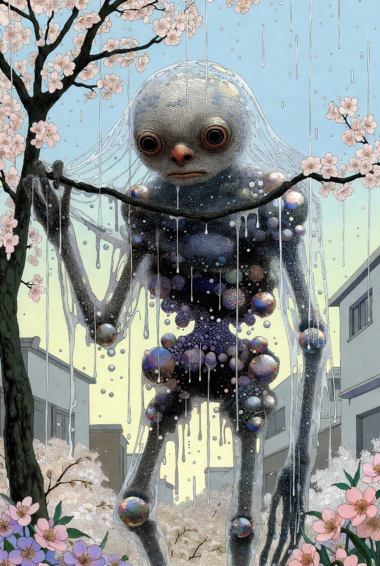 LeOnarDIkaprio's tweet image. 春雨 #SpringRain #AIART