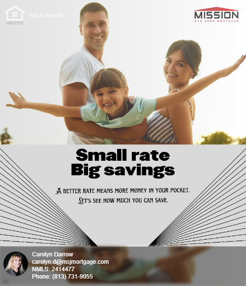 MLO_Carolyn's tweet image. Big dreams, small rates—we’ll help you save.
.
#DreamBig #LowerYourRates #BetterRate #SaveMore #DreamHome #LowRates #SmartFinances #Mortgage #RateRelief #Refinance #FamilyFirst #MoneyMatters #FinanceSmart #MortgageTips #HomeLoan #PropertyGoals #MortgageLife #MortgageHelp