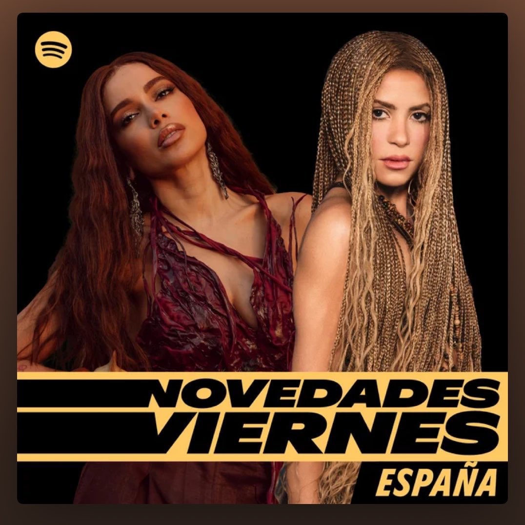 🚨 VAI HITAR! Anitta e Shakira já são CAPA de Playlist no Spotify.