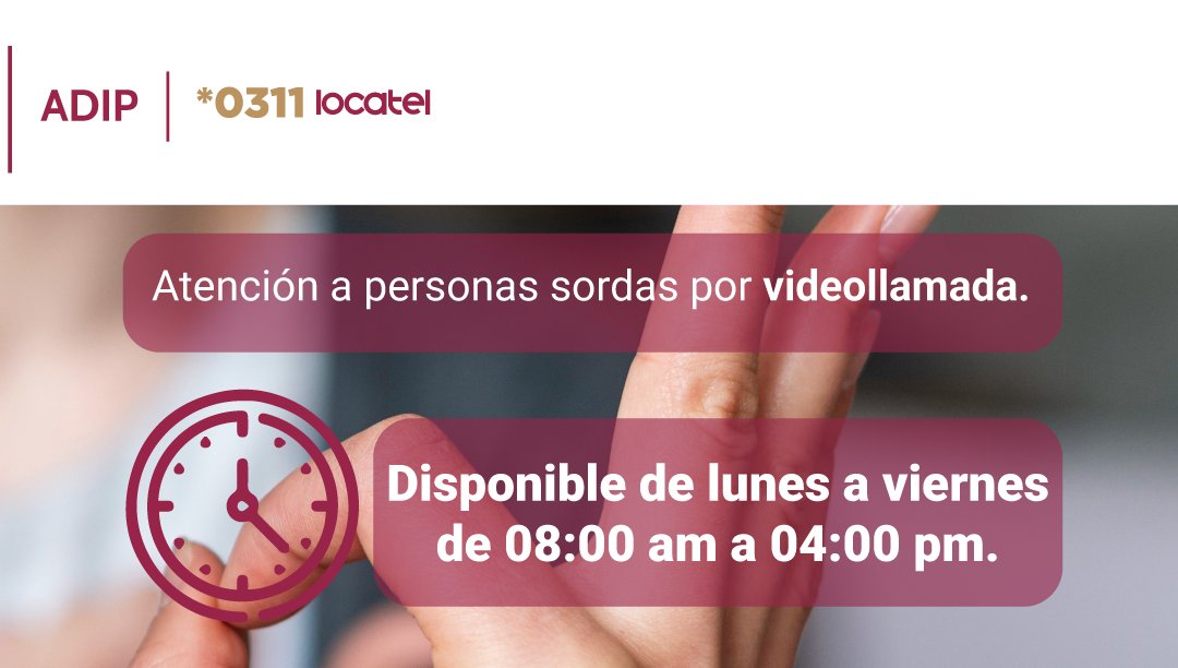 locatel_mx's tweet photo. La inclusión también se comunica. 🫱🏻‍🫲🏽

En Locatel contamos con atención en Lengua de Señas Mexicana (LSM) para que accedas a tus trámites sin barreras. 💬

🕘 Lunes a viernes | 08:00–16:00 h
📲 https://t.co/jQ90DNLb6M https://t.co/jGgC74X6bR